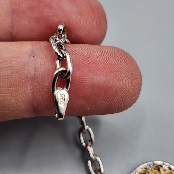 Tree of Life Chain Bracelet Vermeil Sterling Silver Filigree 925 JWBR India - Picture 7 of 13